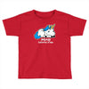 sad unicorn Toddler T-shirt