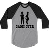 game over  funny pregnancy 3/4 Sleeve Shirt