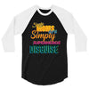 single mom's cools t shirts 3/4 Sleeve Shirt