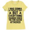 I blame the Fire Nation for my laziness Ladies Fitted T-Shirt