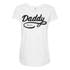 daddy 2017 Maternity Scoop Neck T-shirt