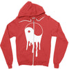 yang and yin dripping chinese symbol fashion geek samurai Zipper Hoodie