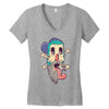 new skul Women's V-Neck T-Shirt