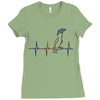 my heart beats for parrots Ladies Fitted T-Shirt