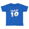 team 10 silver Toddler T-shirt
