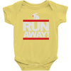run away rabbit Baby Onesie