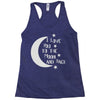 i love you to the moon and back babygrow Racerback Tank