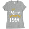 kings are born in 1991 Ladies Fitted T-Shirt