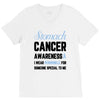 stomach cancer awaneress i wear periwinkle for someone special to me V-Neck Tee