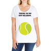 There is No Off-Season Ladies Curvy T-Shirt