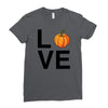 love pumpkin Ladies Fitted T-Shirt