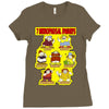 7 menopausal dwarfs, ideal gift or birthday present. Ladies Fitted T-Shirt