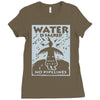 water is sacred no pipelines Ladies Fitted T-Shirt