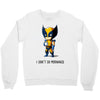 i don't do mornings Crewneck Sweatshirt