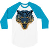 tiger fire 3/4 Sleeve Shirt