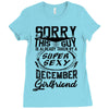 This Guy Is Taken By A Super Sexy December Girlfriend Ladies Fitted T-Shirt