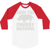 save the chubby unicorns 3/4 Sleeve Shirt