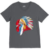 chief many feathers V-Neck Tee