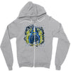 neighbour impressions Zipper Hoodie