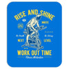 work out time Mousepad