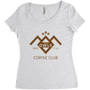coffee club Women's Triblend Scoop T-shirt