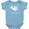 french horn how i met your mother inspired (2) Baby Onesie