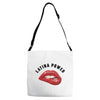 latina power bite Adjustable Strap Totes