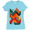 bike ride Ladies Fitted T-Shirt