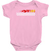 Fire White Baby Bodysuit