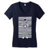 banksy prisoner barcode Women's V-Neck T-Shirt