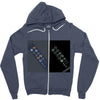 scare it badges Zipper Hoodie