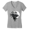 ride the raven Women's V-Neck T-Shirt
