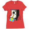 bird booth Ladies Fitted T-Shirt