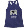 i want to believe in kang and kodos Racerback Tank