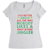 be an eleven 1 Women's Triblend Scoop T-shirt