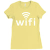 wifi Ladies Fitted T-Shirt