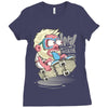 nerd attack Ladies Fitted T-Shirt