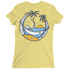 skull summer Ladies Fitted T-Shirt