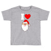 i love santa noel Toddler T-shirt