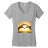 Heart Women's V-Neck T-Shirt