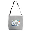 rainbow Adjustable Strap Totes