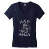 nap ninja Women's V-Neck T-Shirt
