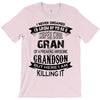 Super Cool Gran Of A Freaking Awesome Grandson T-Shirt
