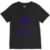 peace chinese writing language V-Neck Tee