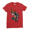 deathstroke marron Ladies Fitted T-Shirt