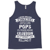 Super Cool Pops Of A Freaking Awesome Grandson Tank Top