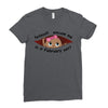 February Peeking Out Baby Girl Ladies Fitted T-Shirt