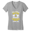 This is What The Worlds Greatest Sarcoma Cancer Survivor Looks Like Women's V-Neck T-Shirt