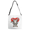 love cat Adjustable Strap Totes