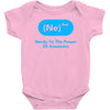 nerdy to the power of awesome Baby Onesie